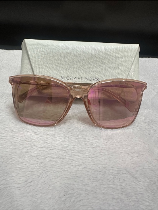 Michael Kors Accessories - Michael Kors Translucent Pink Gradient Square Sunglasses